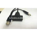 Кабель USB2.0 для SATA 20pin 2 в 1 работе с 2,5 &#39;&#39; 3,5 &#39;&#39; дюймовым жестким диском